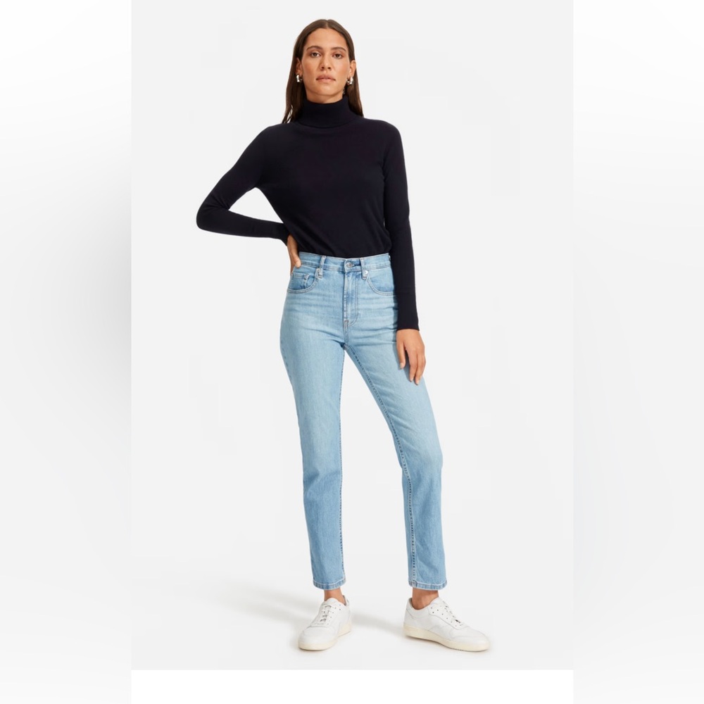 EVERLANE 90’s Cheeky Jeans Japanese Denim High Rise  SZ 27